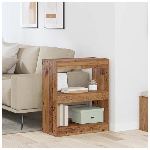 Armadio per Libri Legno vecchio 60 x 30 x 72 cm - Foto 2