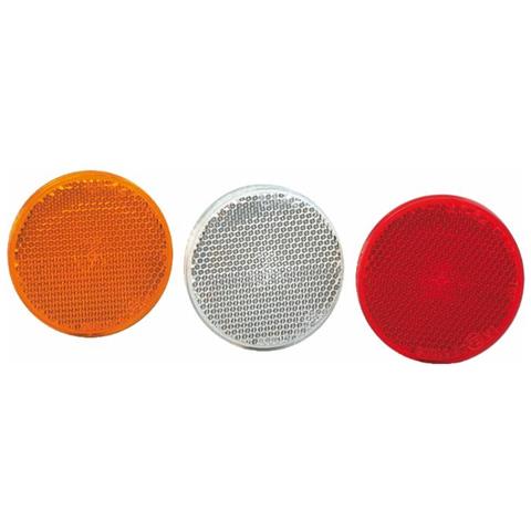 Catarifrangente Con Vite M5 Arancione Ø 60mm Confezione Da 10 Pezzi - Foto 1