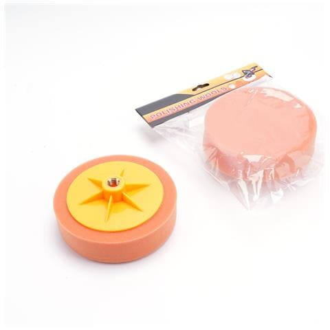 Tampone Per Lucidatura Auto Da 6 Pollici Con Foro M14 - Riparazione Graffi E Ceratura Orange - Foto 1