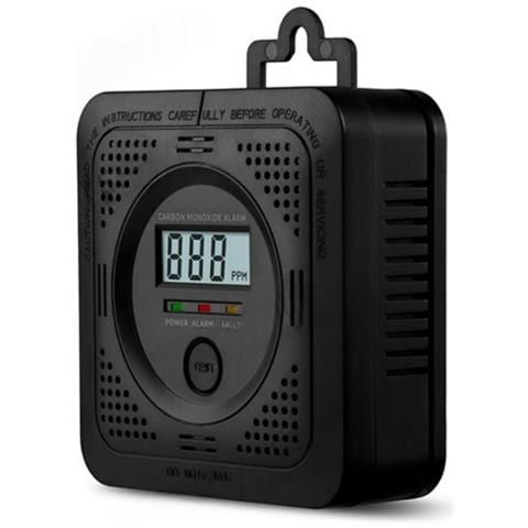 Rilevatore Di Monossido Di Carbonio Con Annuncio Vocale - Allarmi Sonori E Visivi Black - Foto 1