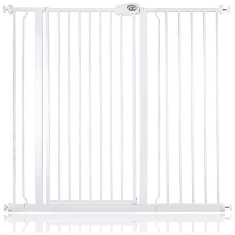 Bettacare Cancelletto Child & Pet Per Bambini E Animali, 113.8cm - 121.4cm, Bianco, Cancelletto Extra Alto Con Un'altezza Di 104cm - Foto 1