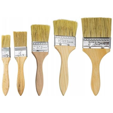 Set Di Pennelli Sintetici + Nastro Adesivo Blu 40 Mm X 50 M - Finitura Senza Striature | Per Pareti E Mobili | Alta Qualità E Precisione - Foto 2