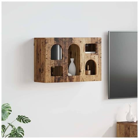 Armadio pensile Legno vecchio 60 x 20 x 40 cm Legno multistrato - Foto 2