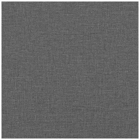 Divano Grigio scuro 215 x 138 x 80 cm Tessuto - Foto 9