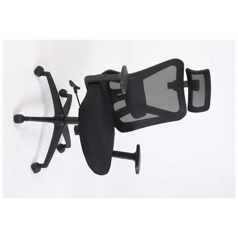 Sedia da ufficio ergonomica T5 nera - Foto 20