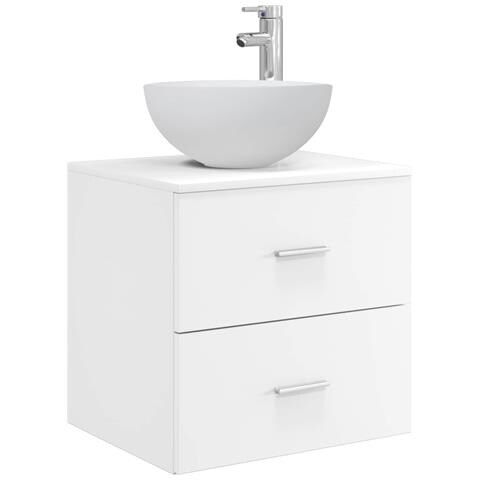 Mobile Lavabo da Parete Bianco 49,5 x 41 x 64,5 cm - Foto 1