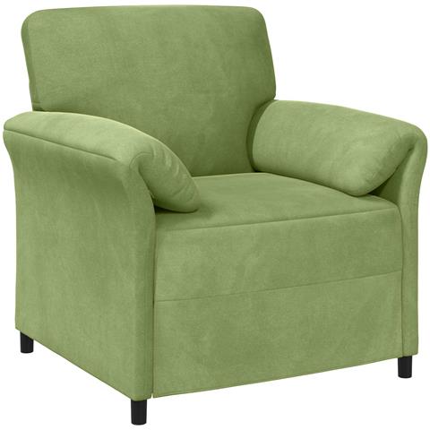 Divano 1 posto Verde chiaro 88 x 83 x 95 cm Velluto - Foto 1
