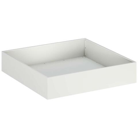 Vaso da giardino Bianco 100 x 100 x 20 cm - Foto 1