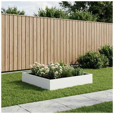Vaso da giardino Bianco 100 x 100 x 20 cm - Foto 2