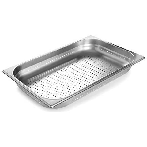 GN 66012Z - Teglia forata 2/1, acciaio inox, 530x650 mm - Foto 1
