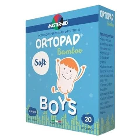 Cerotto Oculare per Ortottica Ortopad Soft Boys Regular 20 Pezzi - Foto 1