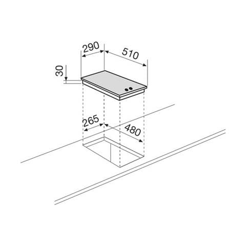 Piano Cottura GT320IX Elettrico 2 Zone Cottura da 30 cm Colore Inox - Foto 3