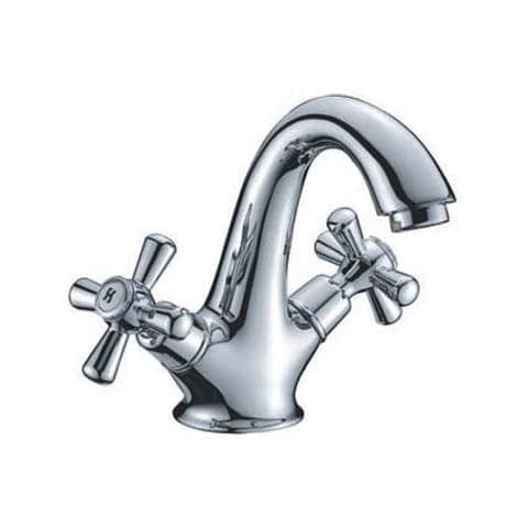 Miscelatore rubinetto lavabo in ottone cromato bagno - Foto 2