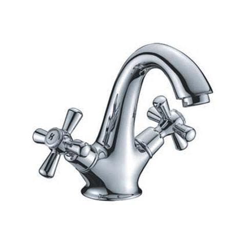 Miscelatore rubinetto lavabo in ottone cromato bagno - Foto 1