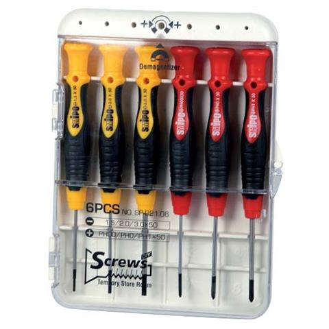 Set Giraviti Di Precisione 6 Pezzi Con Magnetizzatore E Smagnetizzatore - Foto 1