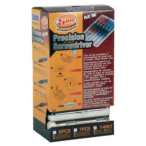 Set Giraviti Di Precisione 6 Pezzi Con Magnetizzatore E Smagnetizzatore - Foto 2