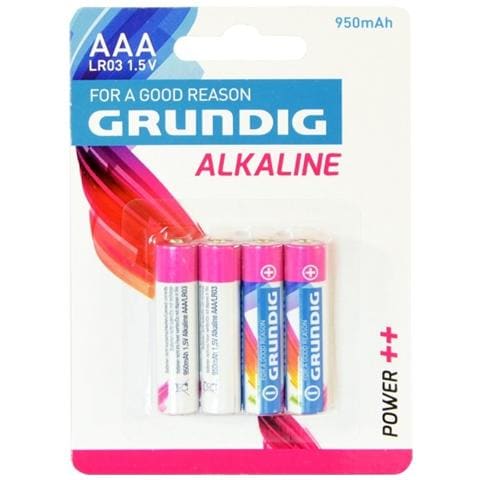4 Pile Batterie ministilo AAA alcaline 950 mAh - Foto 1