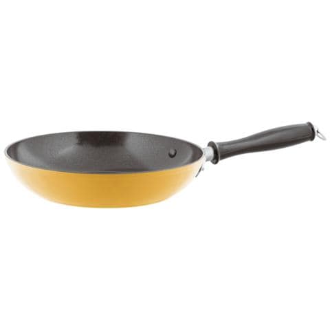 SAMBONET Padella Alluminio Antiaderente Ø 24cm Colore Giallo - Linea 1965 Vintage Quarzo Nero SAMBONET Padella Alluminio Antiaderente Ø 24cm Colore Giallo - Linea 1965 Vintage Quarzo Nero