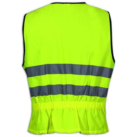 Gilet Alta Visibilita' Cartarinfrangnete Giallo Omologato Moto Auto Fluo L - Foto 2