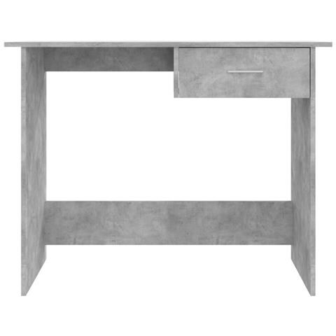 Scrivania Grigio Cemento 100x50x76 cm in Legno Multistrato - Foto 6
