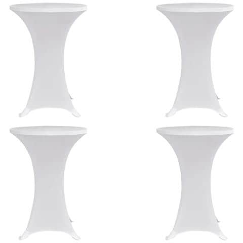 vidaXL Copritavolo elastico 2 pezzi 80 cm antracite - Coperture