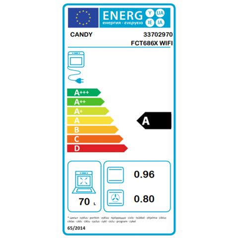 Forno Elettrico da Incasso FCT686X WIFI Capacità 70 L Multifunzione Ventilato Colore Inox - Foto 3