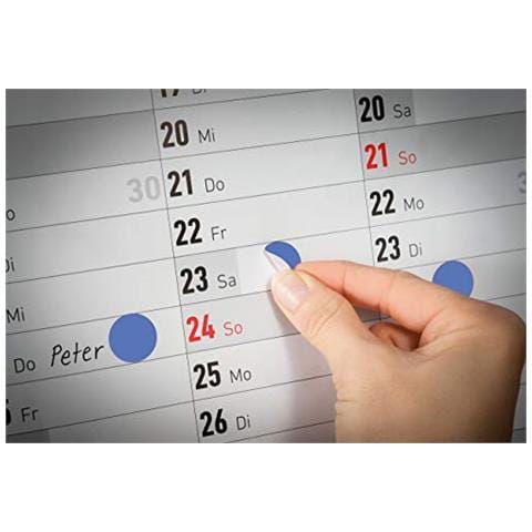 Avery Zweckform Etichetta 18 mm Marcatura Punto Blu, Riposizionabili, 96st - Foto 3