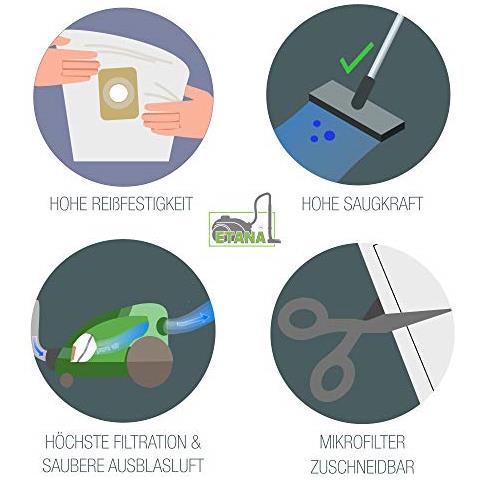 ECULTOR - Etana Sacchetti Per Aspirapolvere Compatibili Con L'articolo Dirt Devil Dd2300 I Dd
