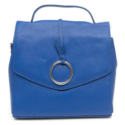 Borsa Carry big liscia basic 687368L bluette-shok - VIALESCARPE