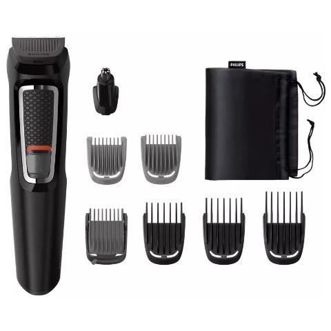 Rifinitore All-in-One MG3730/15 con Lame in Acciaio Inossidabile Autonomia 60 min Lavabile Colore Nero - Foto 1