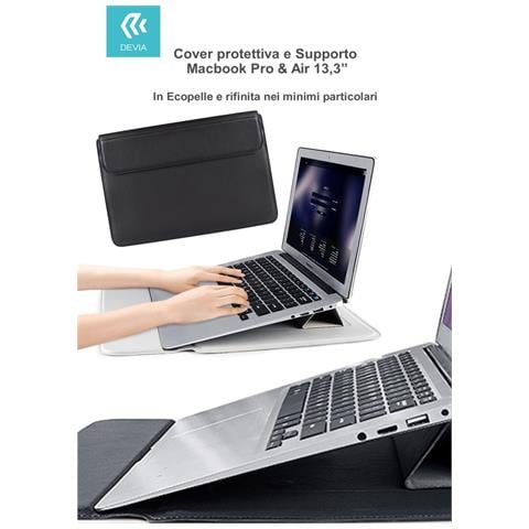 Cover Protettiva Per Macbook Pro E Air 13,3 2020 Colore Nera - Foto 1