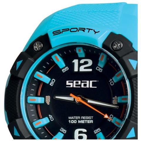 Seac Orologio Sporty Azzurro Standard Gomma - Foto 3