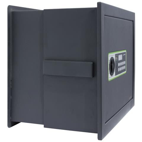 Supra 241150 Cassaforte A Muro Con Serratura A Chiave | Cassaforte Da Incaso A Parete Con Fondo Estensibile | Alto Livello Di Sicurezza | Facile Da Installare | 32 X 42 X 15/25 Cm - Foto 2