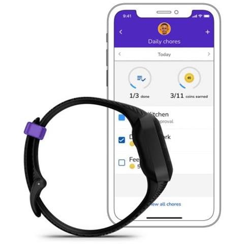 Vivofit Jr. 3 Mip Tracciatore Di Attività Da Braccio Nero - Foto 2