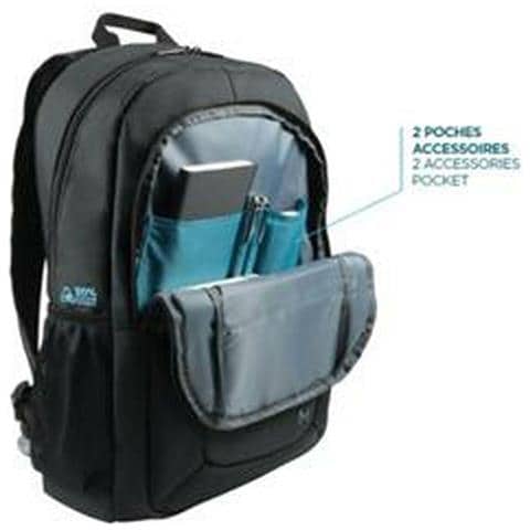 Mobilis 003064 Borsa Per Laptop 39,6 Cm [15.6] Zaino Nero (theone Backpack 14-15.6in Blue - Zip 30 Recycled) - Foto 3