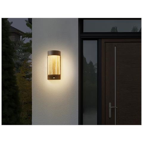 Lampada Da Parete Led Vetro Nero Pheppie - Foto 1