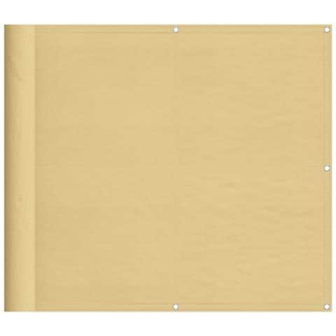 Paravento Da Balcone Sabbia 90x500 Cm 100% Poliestere Oxford - Foto 2