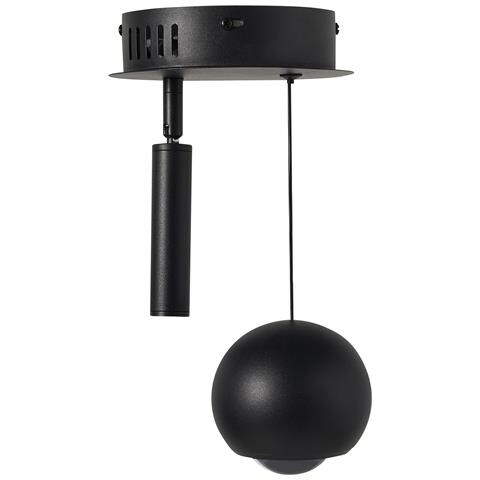 Lampadario A Led Mabole Metallo Nero - Foto 2