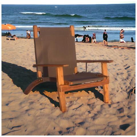 Salotto Set Da Giardino Esterno In Legno Di Acacia Con Seduta In Poliestere Summer Fresh - Foto 4