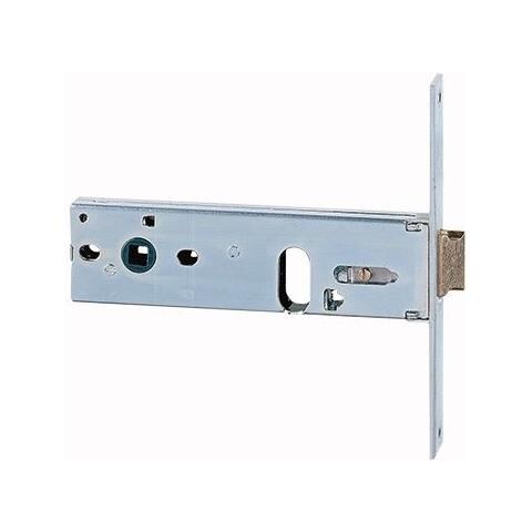 Serratura Da Infilare A Chiusura Laterale Da Fascia Per Profilati Scrocco Con Mandata Incorporata 704 - 70 Mm - 2 Mandate - Foto 1