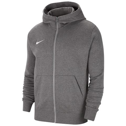 Felpa Con Cappuccio Full Zip Cw6891-071 Bambino Taglia M Colore Grigio - Foto 1
