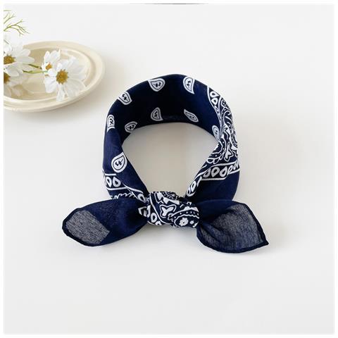 Sciarpa Quadrata Elegante Navyblue - Foto 2