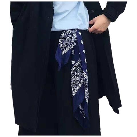 Sciarpa Quadrata Elegante Navyblue - Foto 4