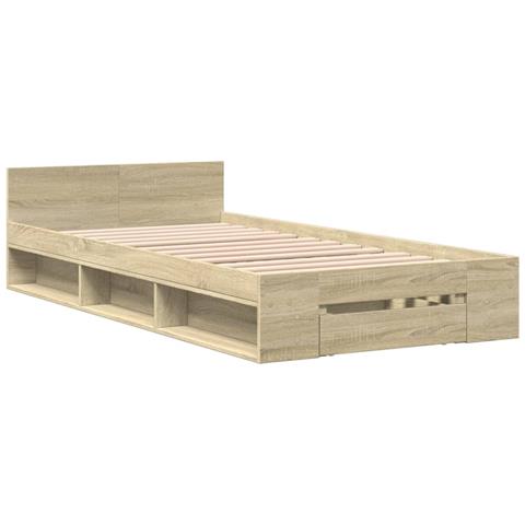 Giroletto Cassetto Rovere Sonoma 100x200 Cm Legno Multistrato - Foto 3