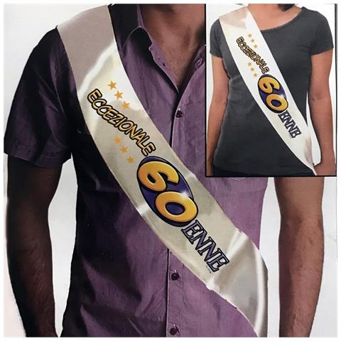 La Fascia Per I 60enni 60 Anni - Gadget Idea Regalo Scherzo Compleanno - Foto 1