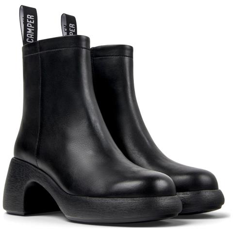 Thelma Booties Stivaletti Pelle Di Mucca Scarpe Donna Nero Eu 37, K400784-001 - Foto 1