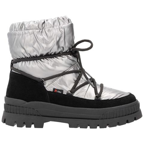 Grey Combination Casual Closed Ladies Mid Height Boots Stivaletti Sintetico E Tessile Scarpe Donna Grigio Eu 36, W2170-42 - Foto 3