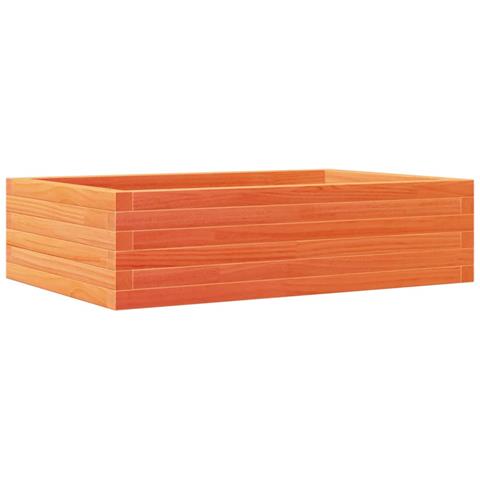 Fioriera Giardino Marrone Cera 90x60x23 cm Legno Massello Pino - Foto 2