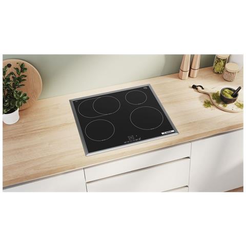 Serie 4 PIF64RBB5E piano cottura Nero Da incasso 60 cm Piano cottura a induzione 4 Fornello (i) - Foto 2