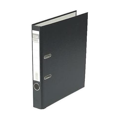 Cartella Elba Rado Brillante Larghezza Dorso 50 Mm Nero Nero Din A4 Copertina Esterna/interna In Acrilato (10414 Sw) - Foto 1